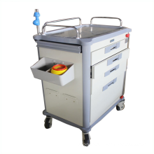 Ce&ISO Fresh ABS Crash Cart hospital Emergency Medical Trolley